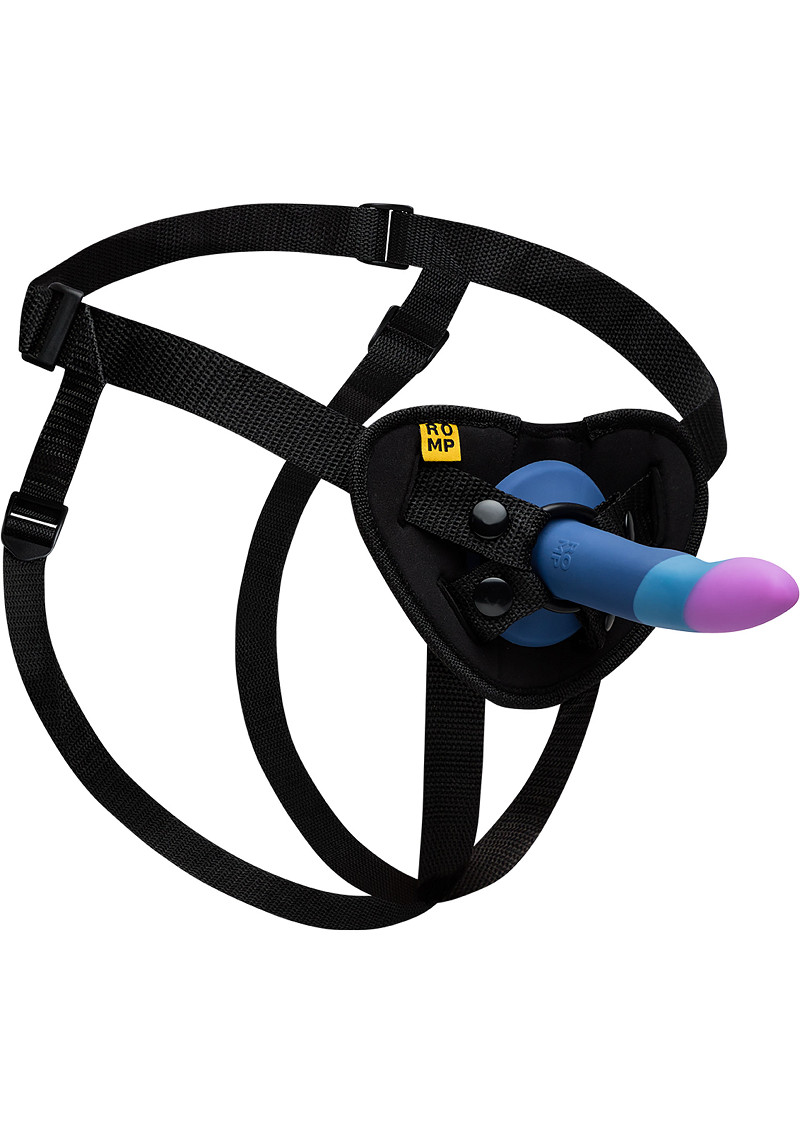 Imbracatura regolabile strap-on dildo piccolo per pegging