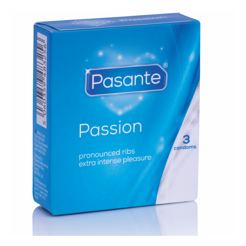 Condom stimolanti con nervature Pasante